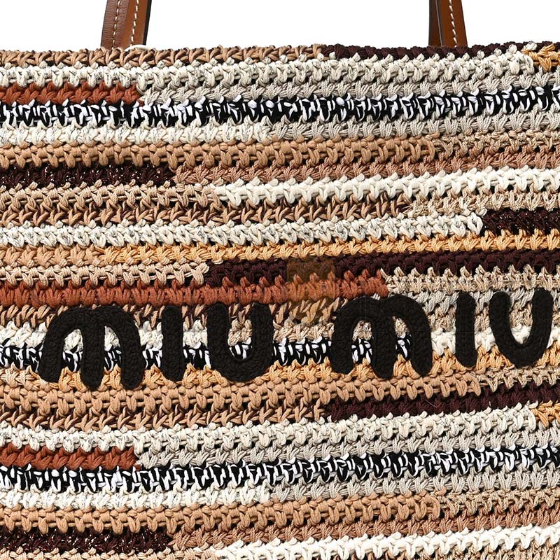MIU MIU CROCHETED TOTE BAG 5BG248 (38*30cm)